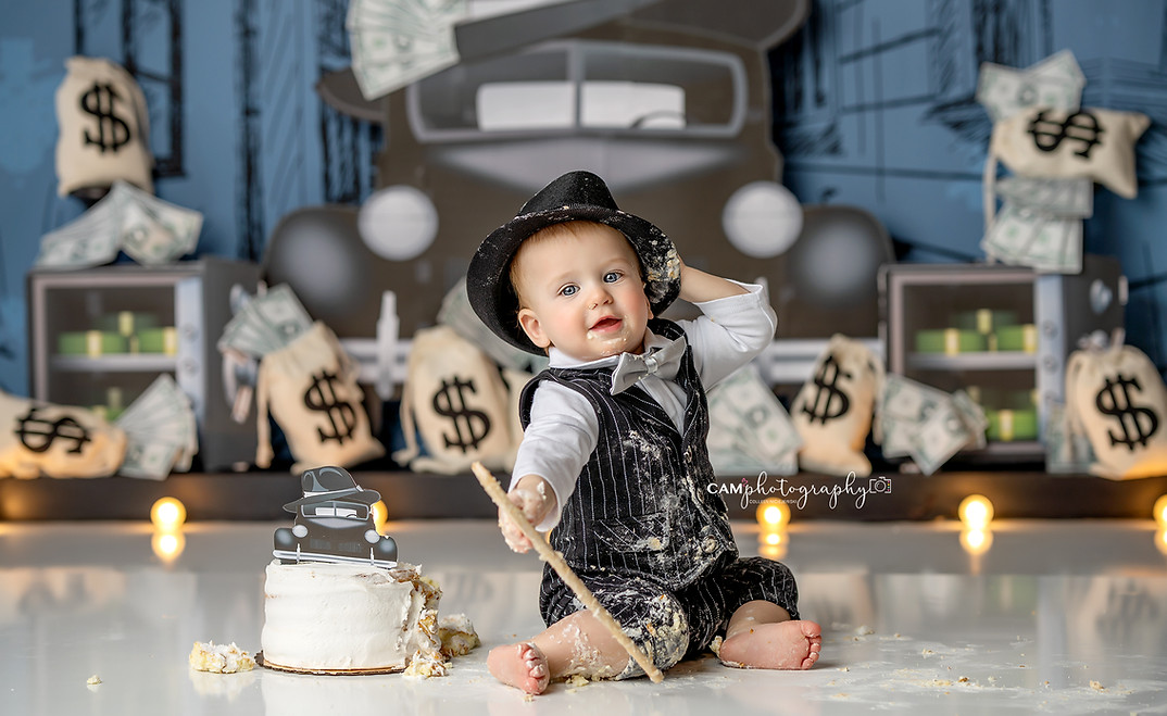 CAM Photography NJ Newborn Smash Cake